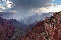 Grand Canyon Lightning Strike