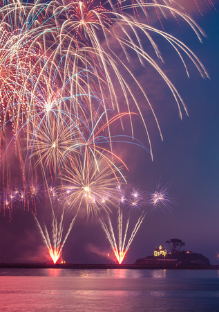 4th of July, Battery Point Lighthouse, California,