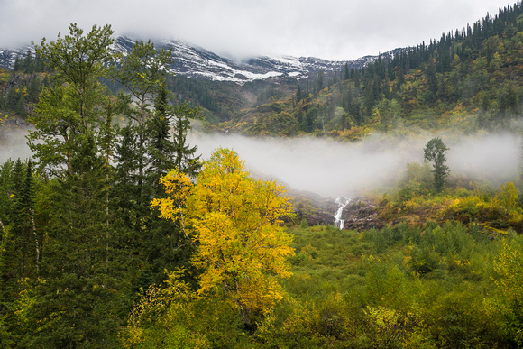 Glacier National Park Fall Fog