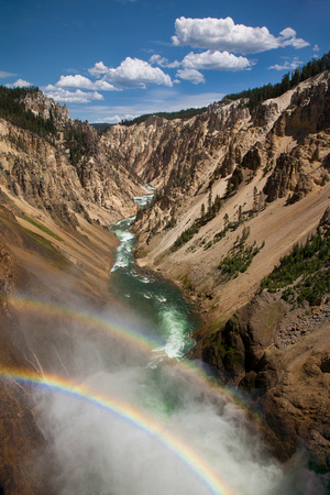 Yellowstone Falls Rainbow