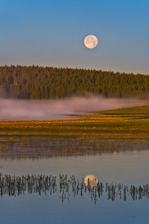 Yellowstone River Moonrise